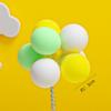 Colorful Retro Balloon Cake Topper - Large Round Balls for Birthday Dessert Table Decoration