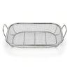 Square Square BBQ Grill Basket Mesh Frying Net Filter Basket Vegetable Washing Basket  Camping