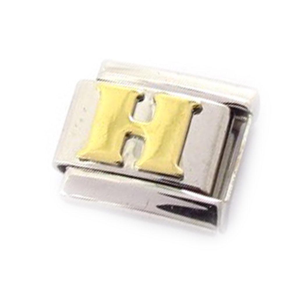 Les Trésors De Lily [C6022] - Maille 'Lettre H' Doré