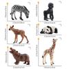 12Pcs Simulation Wildlife Animals Model Toy Mini Figures Dolls Action Figurines Toys for Children Set Gift Cake Decoration