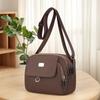 Multi-pocket Middle-aged Mother's Bag Zipper Women Oxford Messenger Bag  Female