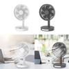 Desk Fan Mini Adjustable Angle Night Light Quiet Powerful Cooling Table for Home Car