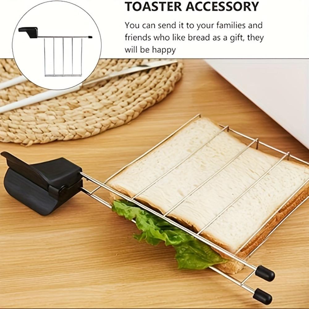 Portafette Tostate in Acciaio Inossidabile Portasandwich Resistente al Calore Griglia per Tostapane Hotel