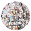 50 New Japanese Comics The Funeral of Florian Graffiti Stickers Decorative Notebook Stickers