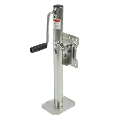 1200lbs Adjustable Trailer Jack with Wheel Side Rotation Handle Swivel Trailer Tongue Jack for ATV UTV Yacht Trailers RVs High 580mm‑840mm