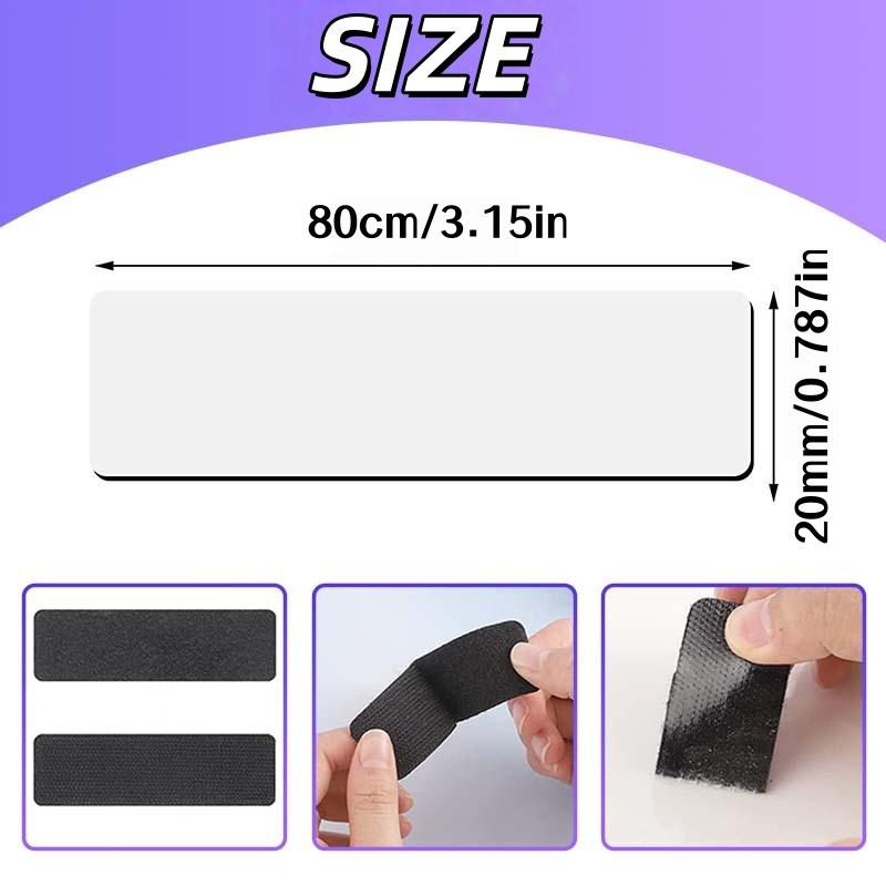 10pcs Self Adhesive Hook and Loop Fastener Tape Sticky Dot Double Sided Mounting Strips for Carpet Fixed Anti Skid Grip Mat