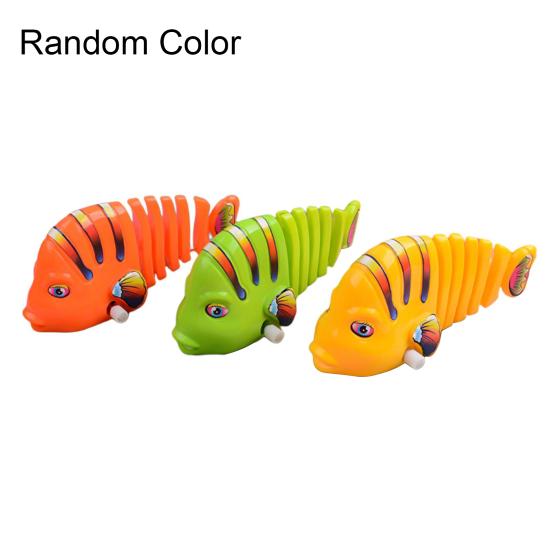 Fish Wind-up Toy Battery-Free Interesting Cute Swinging Fish Nostalgic Interactive Toy
