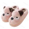 Fashion Women Slippers Winter 2025 New Warm Fluffy Comfortable Shoes Couples Home Slippers Cute Cartoon Fun Dog Indoor Floor Slippers