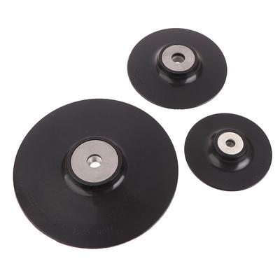 4-7'' M10/M14 Dişli Destek Pedi Abs Plastik Arka Ped Yuvarlak Taşlama Diskleri Açılı Taşlama Zımpara Makinesi İçin