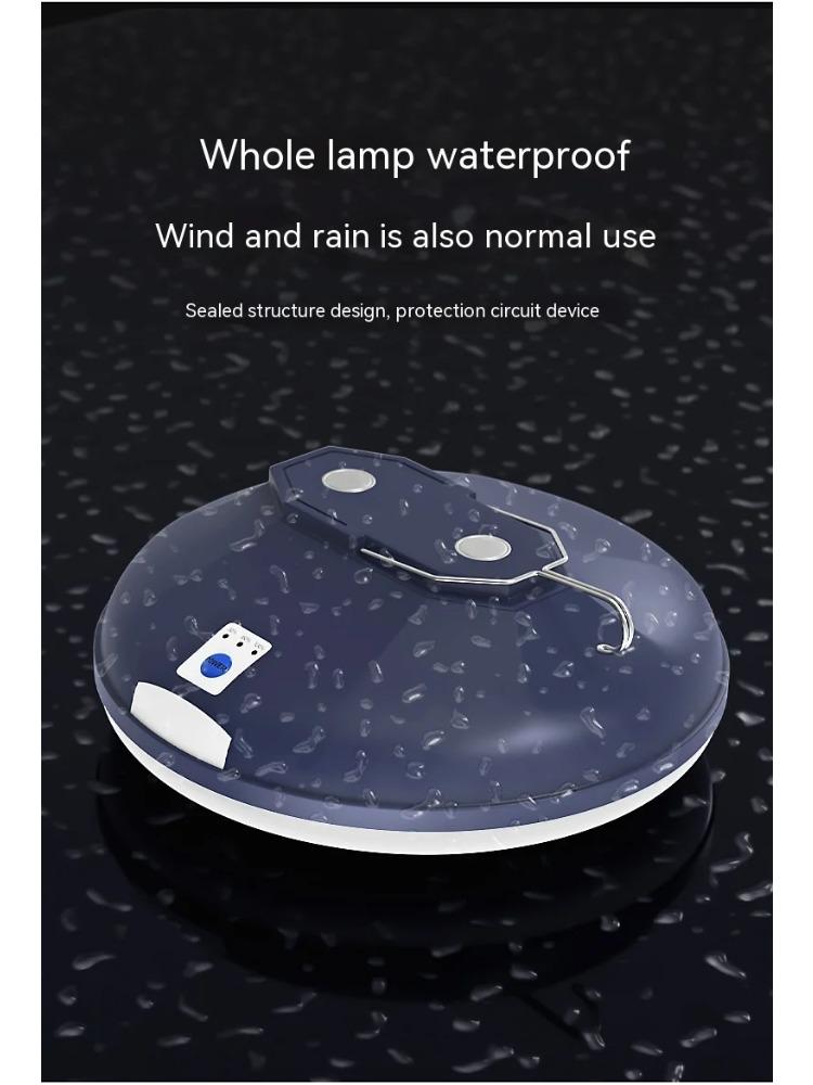 Camping Lanterns Portable LED Hang Tent Light Rechargeable Outdoor Fishing Emergency Lighting UFO Night Lamps