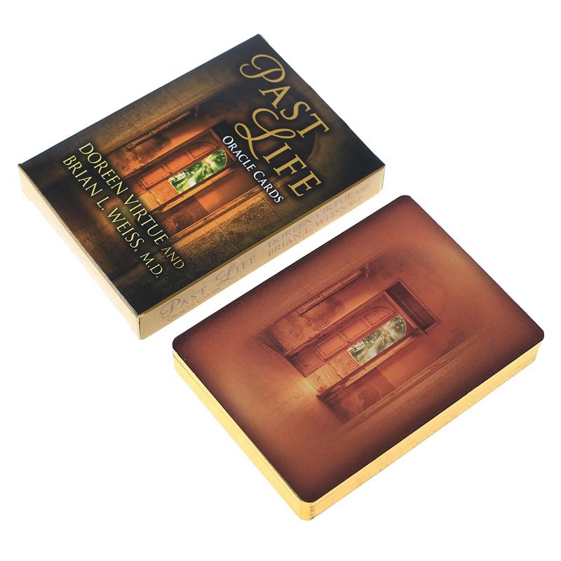 Past Life Oracle Cards: A 44-Card Deck and Guidebook Cards Family Tarot Card Game for Indoor Fun Game