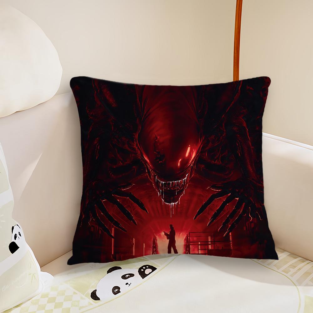 AAlien RRomulus Movie Cushion Cover Pillow Case Plush Fabric Soft Double Sided Print Sofa Cushion Cover Throw Pillow Covers