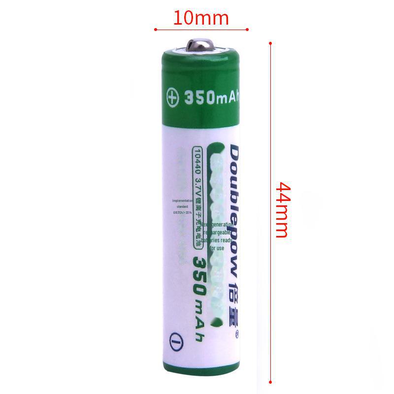 10440 3.7V Lithium Battery 350mAh for Flashlight and Mouse (Rechargeable).