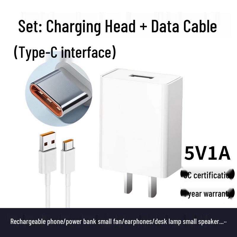 Universal 5V2A/5V1A Type-C Fast Charger for Android Devices