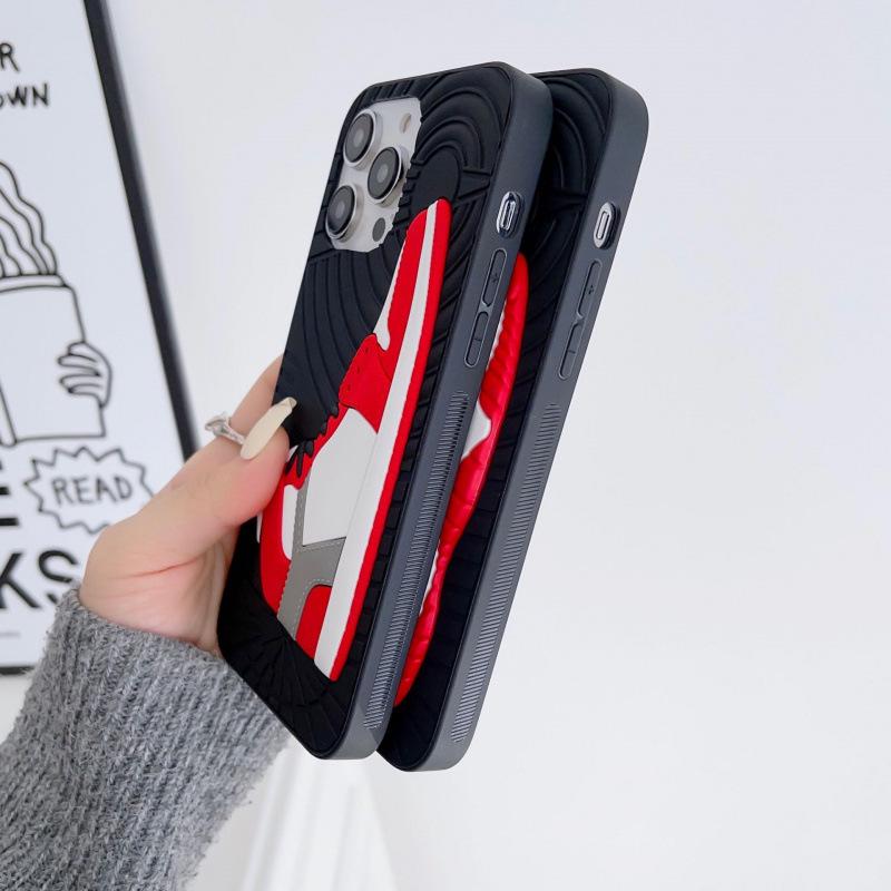 3D Stereo Sneakers Phone Case for iPhone 13 Pro Max, 11, XR, XS (Women's)