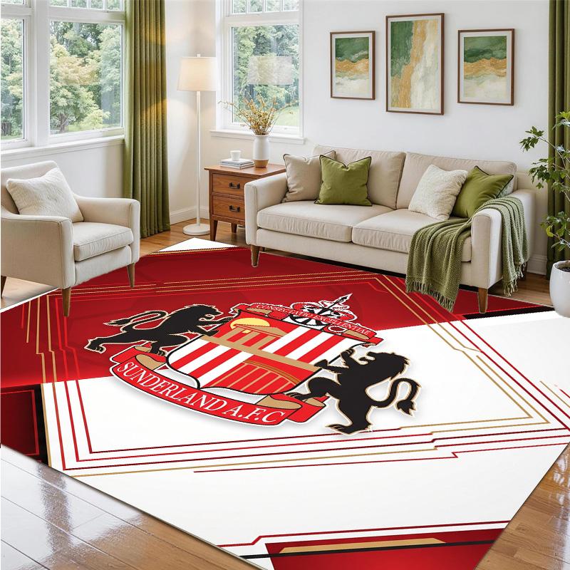 Sunderland Design Crystal Velvet Rug Soft Decorative Mat for Bedroom Entrance
