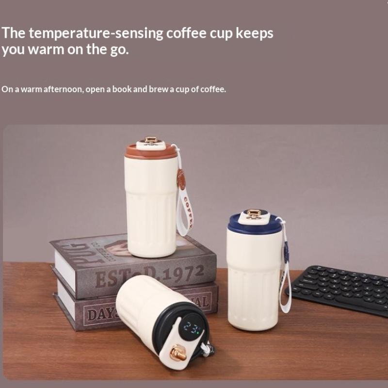 Hochwertiger Becher Heiß- und Kalt-Vakuumisolierter Becher Edelstahlbecher Tragbarer Wasserbecher