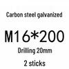 Extra Long Expansion Screws Set - Pull-Out Bolts M6/M8/M10/M12/M14/M16 in Various Sizes (200x250x300x400)