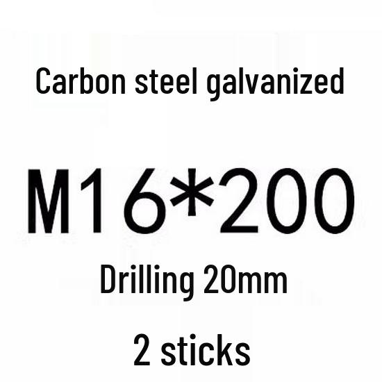 Extra Long Expansion Screws Set - Pull-Out Bolts M6/M8/M10/M12/M14/M16 in Various Sizes (200x250x300x400)