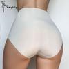 3Pcs High Waist Ice Silk Seamless Underwear Ladies Summer Ultra-thin Sense Quick-drying Panties Women Transparent Briefs