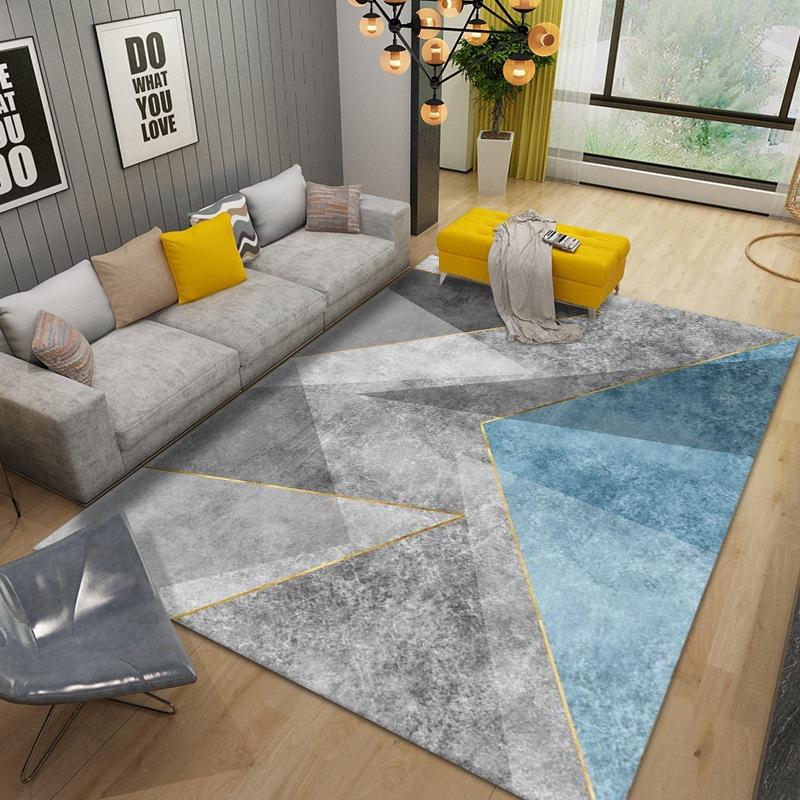 Nordic Abstract Carpet Living Room Coffee Table Geometric Carpet New Wardrobe Carpet