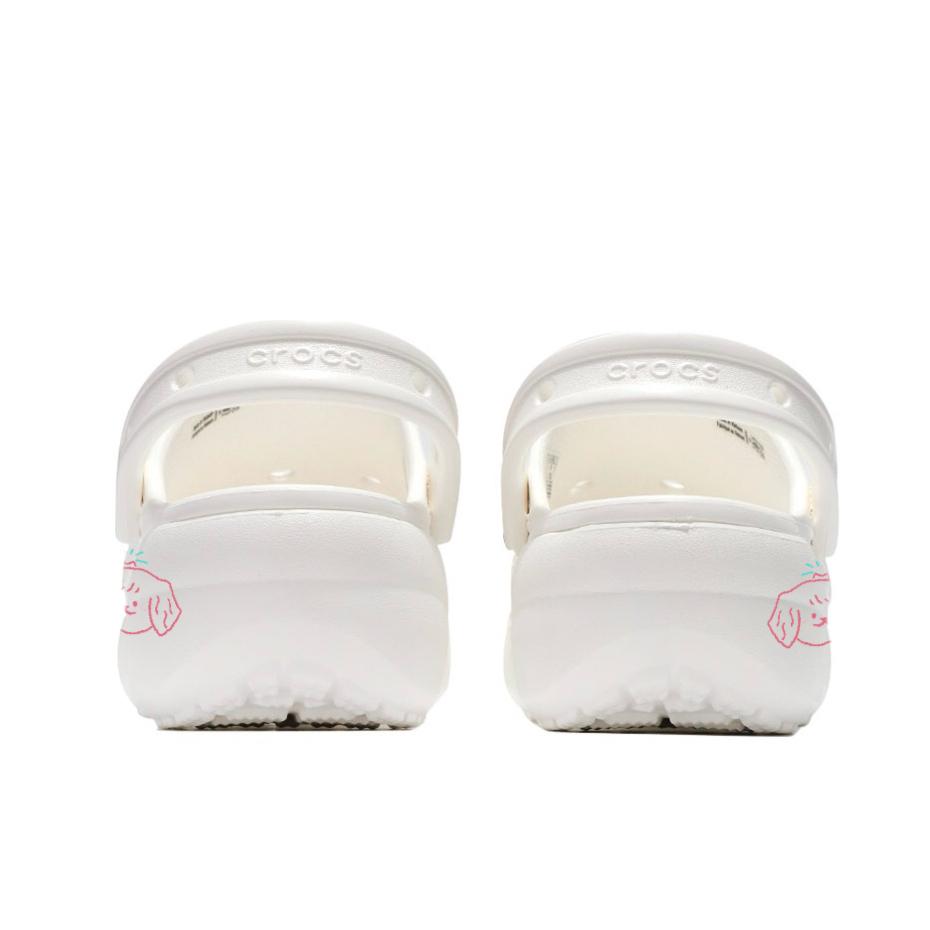 Crocs Classic Platform Clog EVA Childish Fun Rainbow Paradise Fashionable and Comfortable Hole Shoes Unisex Same Colour