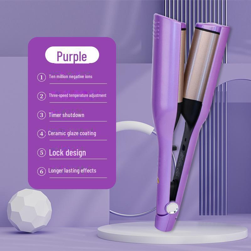 32mm U-Shaped Egg Roll Stick with Negative Ion Technology for Long-Lasting, Damage-Free Styling