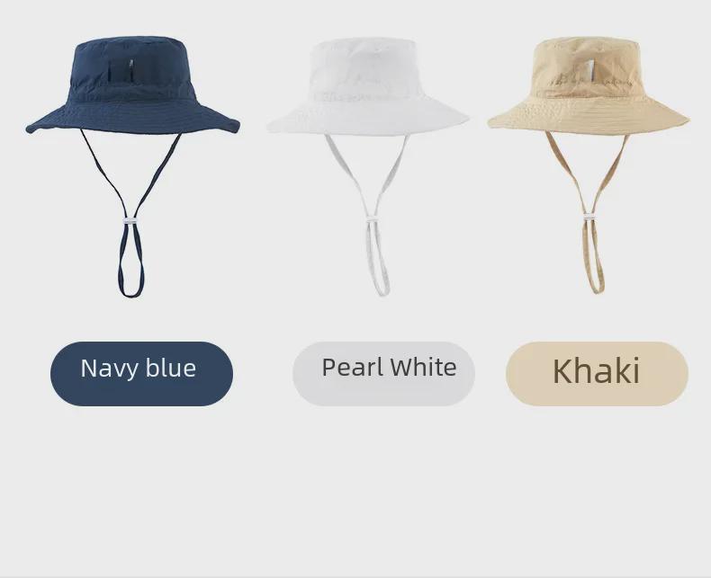 Children’s Breathable Fisherman Sun Hat with Large Brim for Boys and Girls