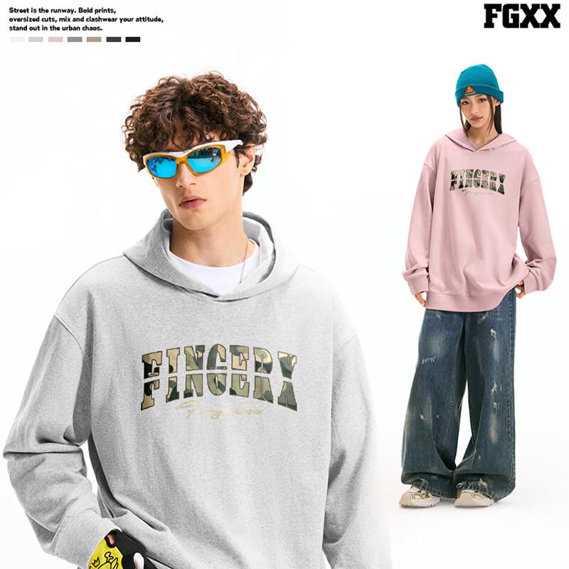 Fingercroxx IT Unisex Retro Mikina s kapucí podšitá fleecem