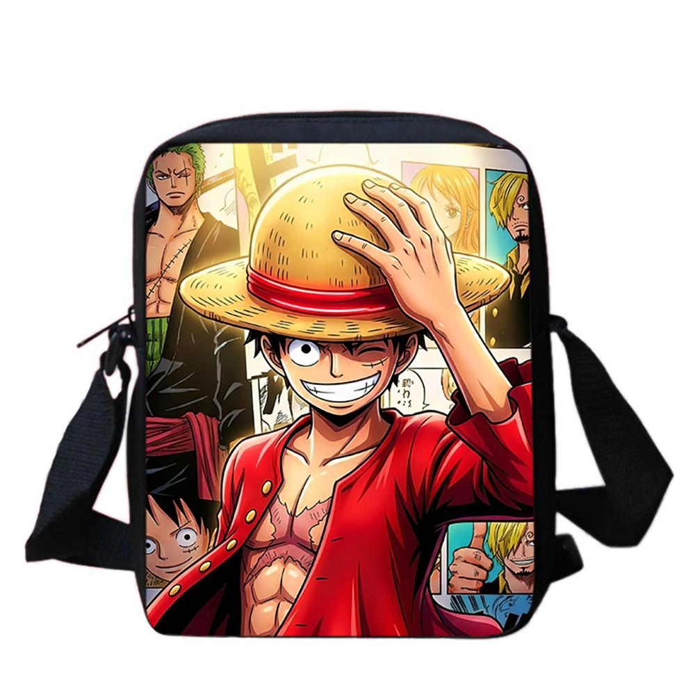 One Piece Cartoon Mini Ita Crossbody Bag Lightweight Durable Adjustable Strap Ideal Gifts For Boys Girls Kids Casual Daily Trip