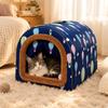Arched Pet Tent Bed Padded Enclosed Cat and Dog Soft for Balcony
