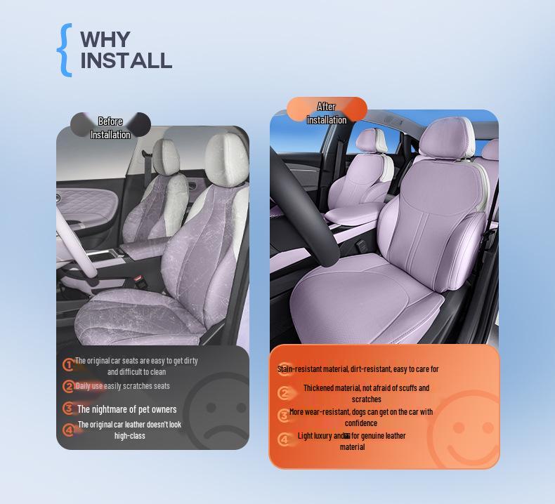 2024 Dongfeng Nano 01 All-Season Breathable Car Seat Cushion Cover