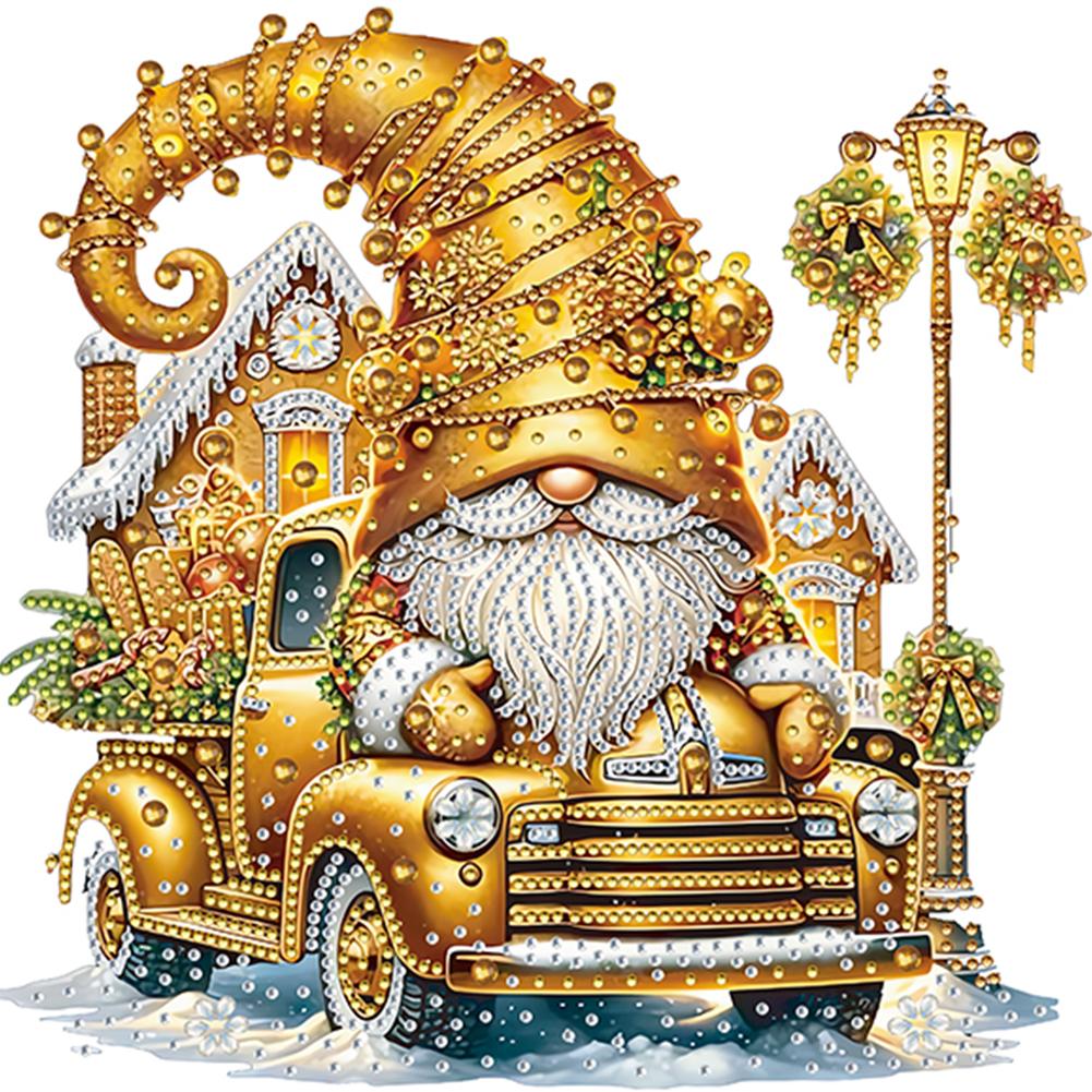 Christmas 5D DIY Special Shape Crystal Partial Diamond Painting Kit Home Decor