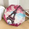 1pc Eiffel Tower Pink Clouds Paris Romance Umbrella with Plastic Handle,Suitable for All Seasons Home Travel Outdoor UmbrellaDD369