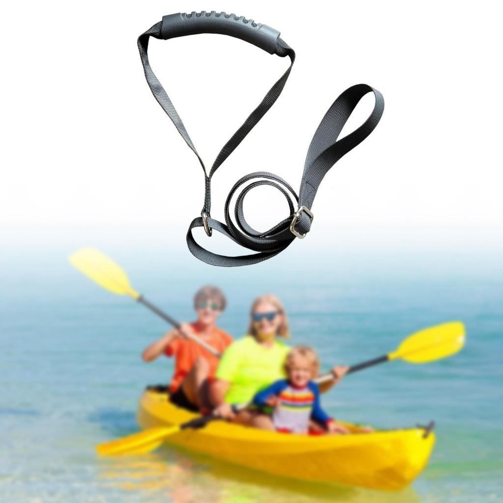 Kajak Stand-up Hilfsriemen Stehseil mit Griff Abschleppseil Zugseil Zugband für Wassersport Outdoor Kajakfahrer