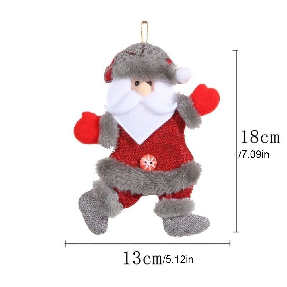 4pcs Elk Christmas Tree Decoration Santa Claus Christmas Tree Ornaments  Merry Christmas