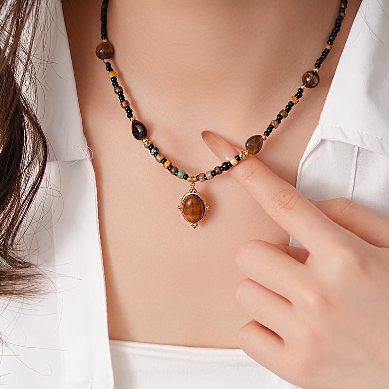 Böhmische Sonne Mehrlagige Halskette: Ethnische Luxus Schlüsselbeinkette für Frauen