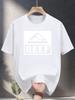 7,05 oz T-Shirt mit Print, kurzärmelig, aus 100 % reiner Baumwolle