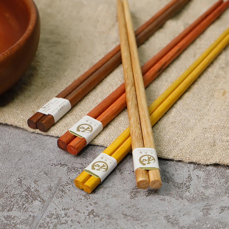 5-Pair Japanese Non-slip Bamboo & Wooden Chopsticks Gift Set
