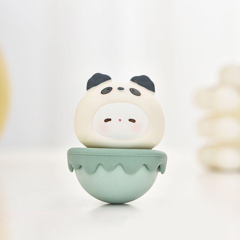 Cartoon Tumbler Ornament Mini Tumbler Toys Ornaments Desktop Festival Decoration For Christmas Easter Carnival Party Favor