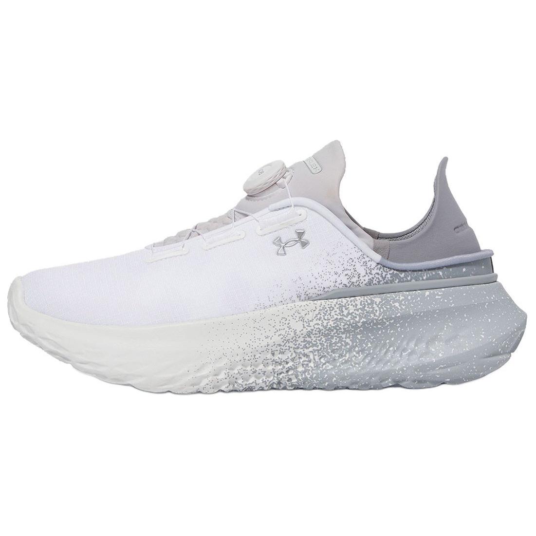 

Under Armour SlipSpeed Mega Fade - Белые стальные мужские кроссовки Металлик-серебристый 6003918-100 41