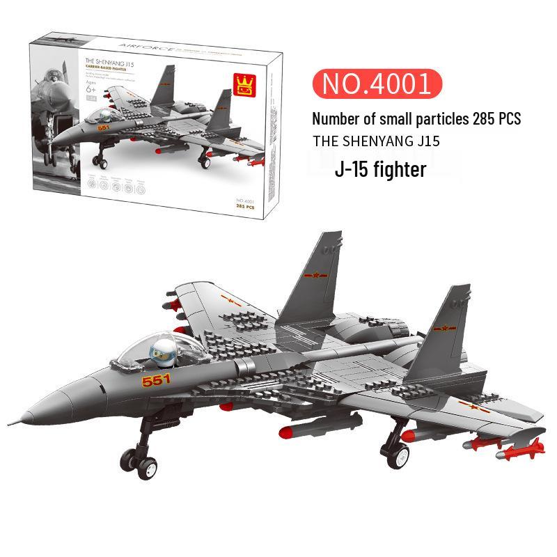 Wange Military Parade Aircraft Model Building Blocks Toy