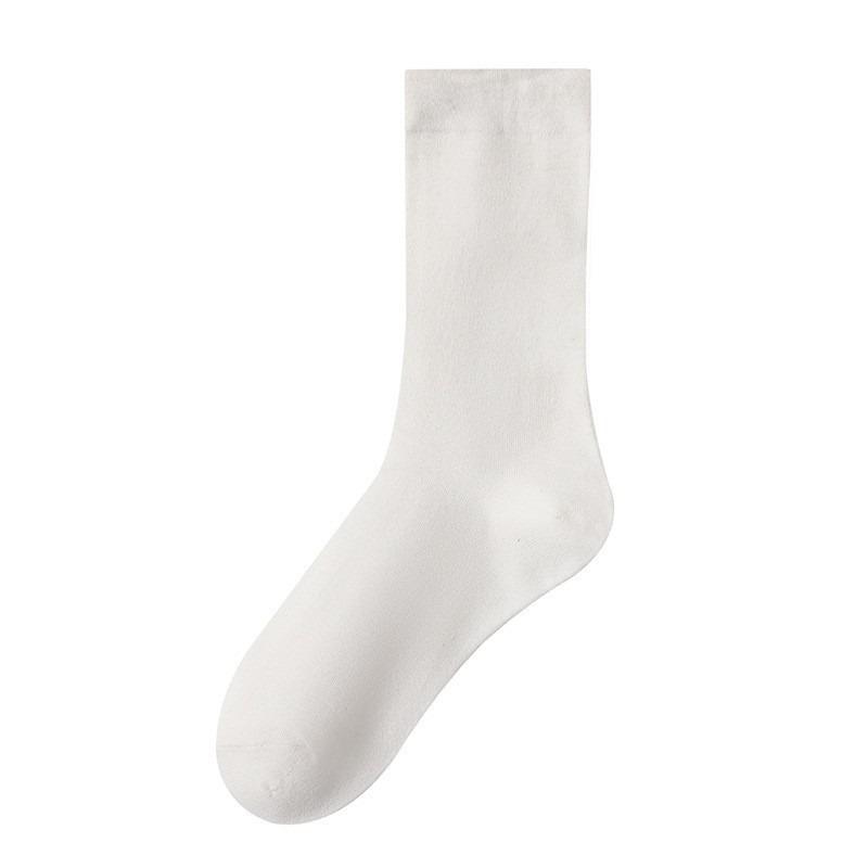 Female Spring and Summer Pure Cotton Boneless Month Son Long Tube Pile Socks