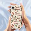 For iPhone 17 Air Case Merry Christmas Pattern Printing Straight Edge TPU Phone Back Cover