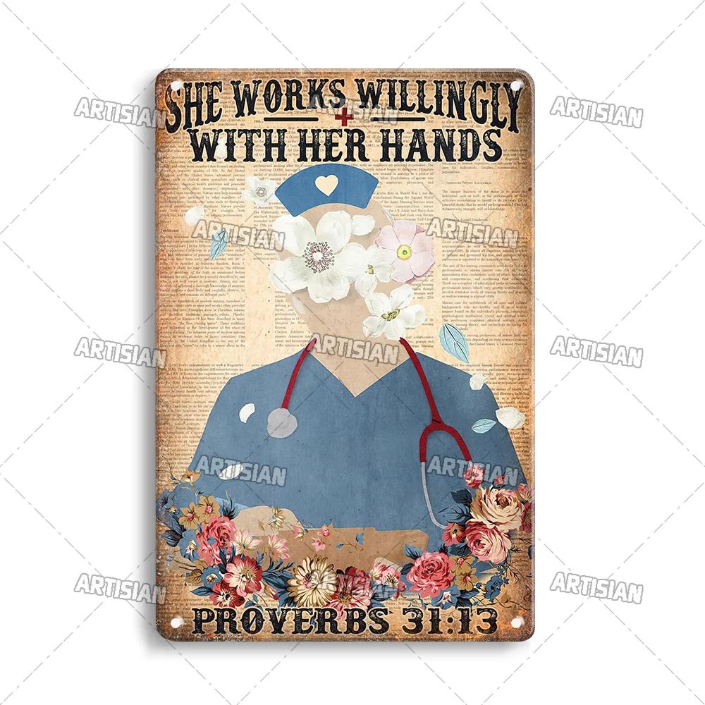 ARTISIAN Weathered Doctor Metal Poster Vintage Metal Tin Sign Man Cave Garage Wall Decorative Home Metal Plaque Art Metal Sign