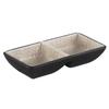 Japanese Melamine Hot Pot Sauce Dish with Two or Three Compartments for Seasoning and Snacks