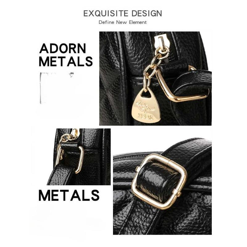 Elegant Mini Quilted Handbag Women Adjustable Strap Shoulder Bag Small Crossbody Bag for Work Fashion Crossbody Bag Women's Daily Use