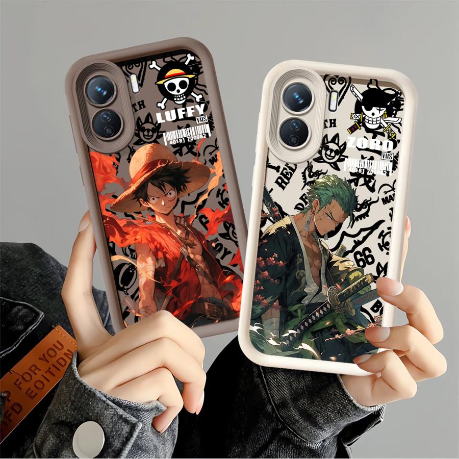 One P-Piece Luffy Zoro Phone Cover Case for Xiaomi Redmi Note 14 Pro Plus 11 Note 13 12 10S 10 9s 11S 12S