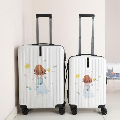 Travel Suitcase Trolley Luggage 20 Inch Carry On Suitcase Rolling Luggage Fashion Student's Kids Trolley Case Girls Luggage Bag
