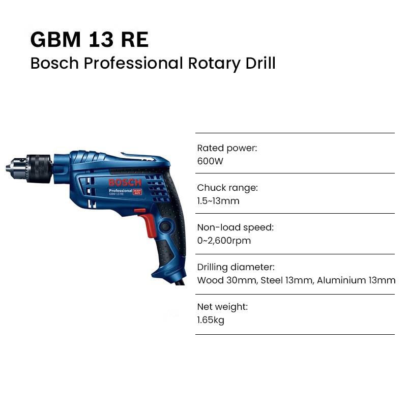 Bosch GBM 13 RE Matkap GBM13RE Profesyonel Çok Fonksiyonlu Ağır Hizmet Tipi Elektrikli Matkap Çok amaçlı makine